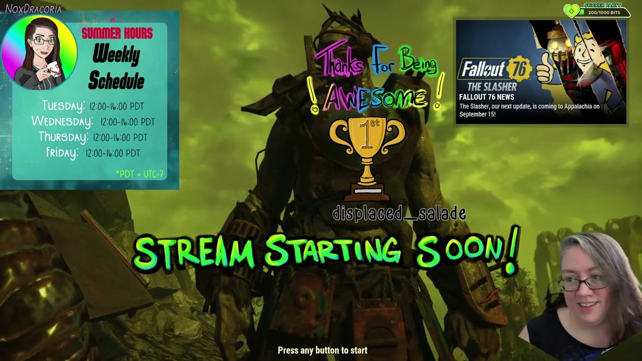 Fallout 76 tuesday weeklies : finished the season