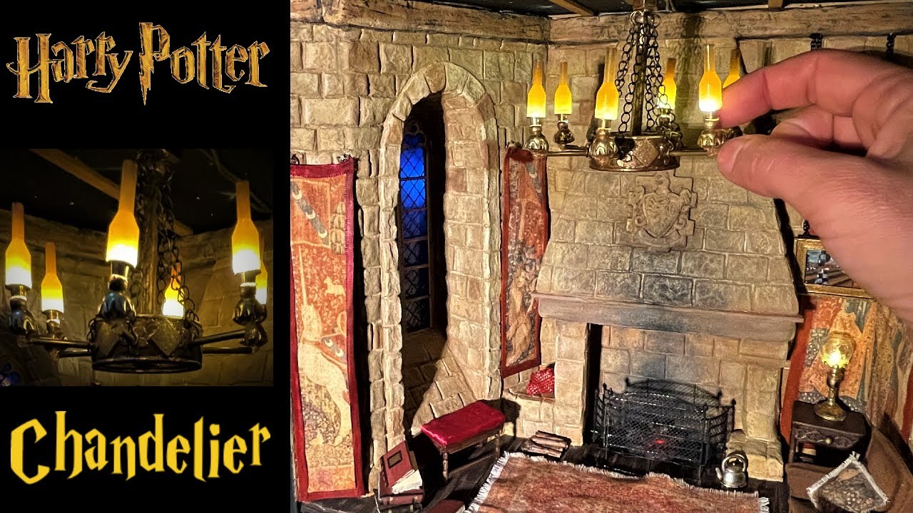 Harry Potter DIY Miniature Chandelier for Gryffindor Common Room Diorama