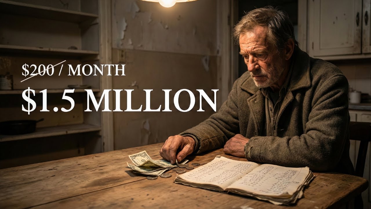 He Lived on Just $200 a Month… Until the Notebook Revealed $1.5 Million