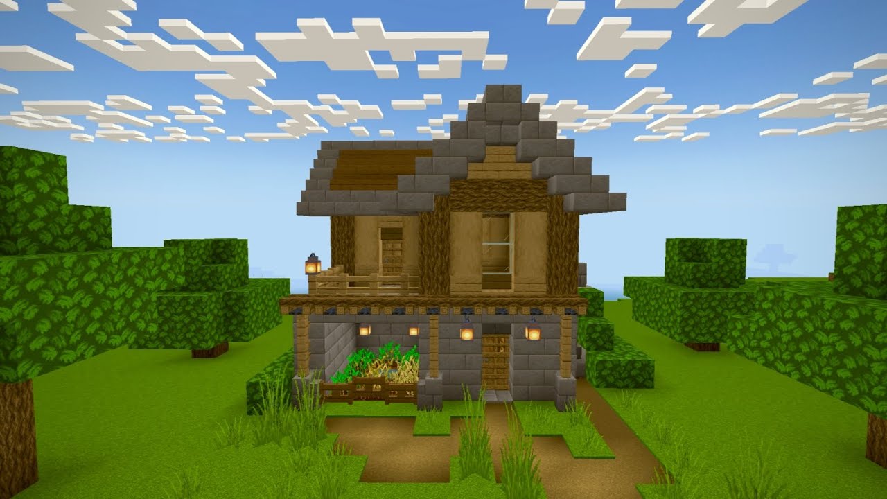 How to Build a STARTER house in Minecraft 🏠