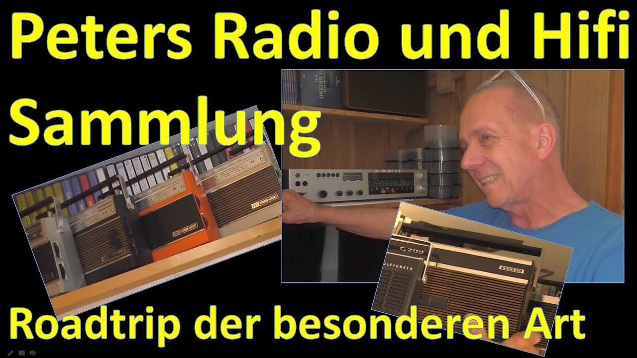 Peters Radio - und Hifi-Sammlung-Roadtrip: GRUNDIG, ITT Schaub-Lorenz, Graetz, BRAUN, Uher und mehr