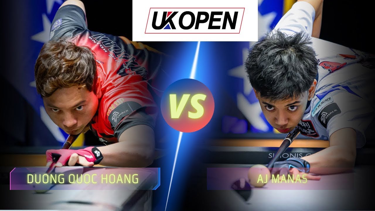 LIVE| UK OPEN 2025 | Duong Quoc Hoang vs AJ Manas | LAST 32 | 9 BALL 
