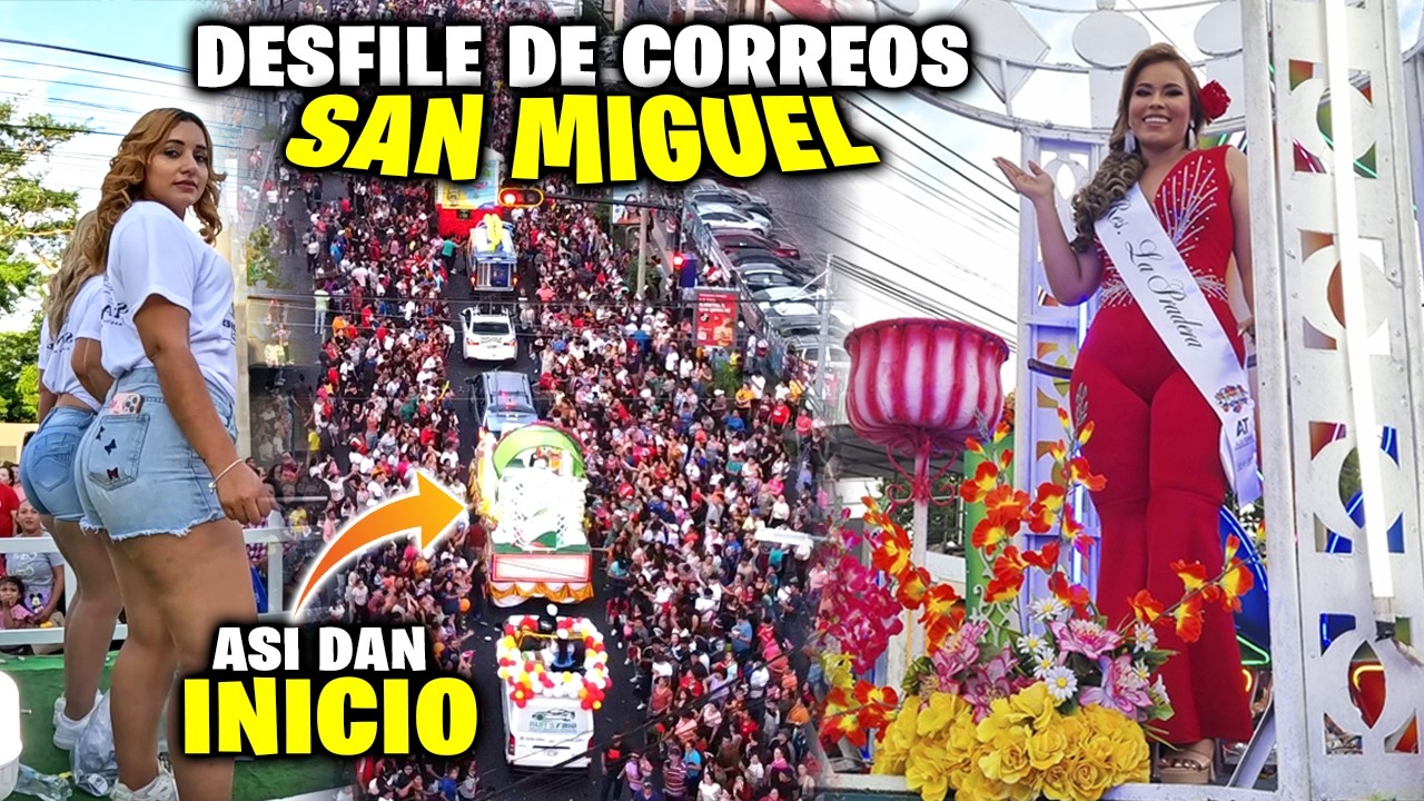 🎉DESFILE DE CORREOS SAN MIGUEL 2024 🤩¡¡Inicio de FIESTAS PATRONALES SAN MIGUEL!!🤤