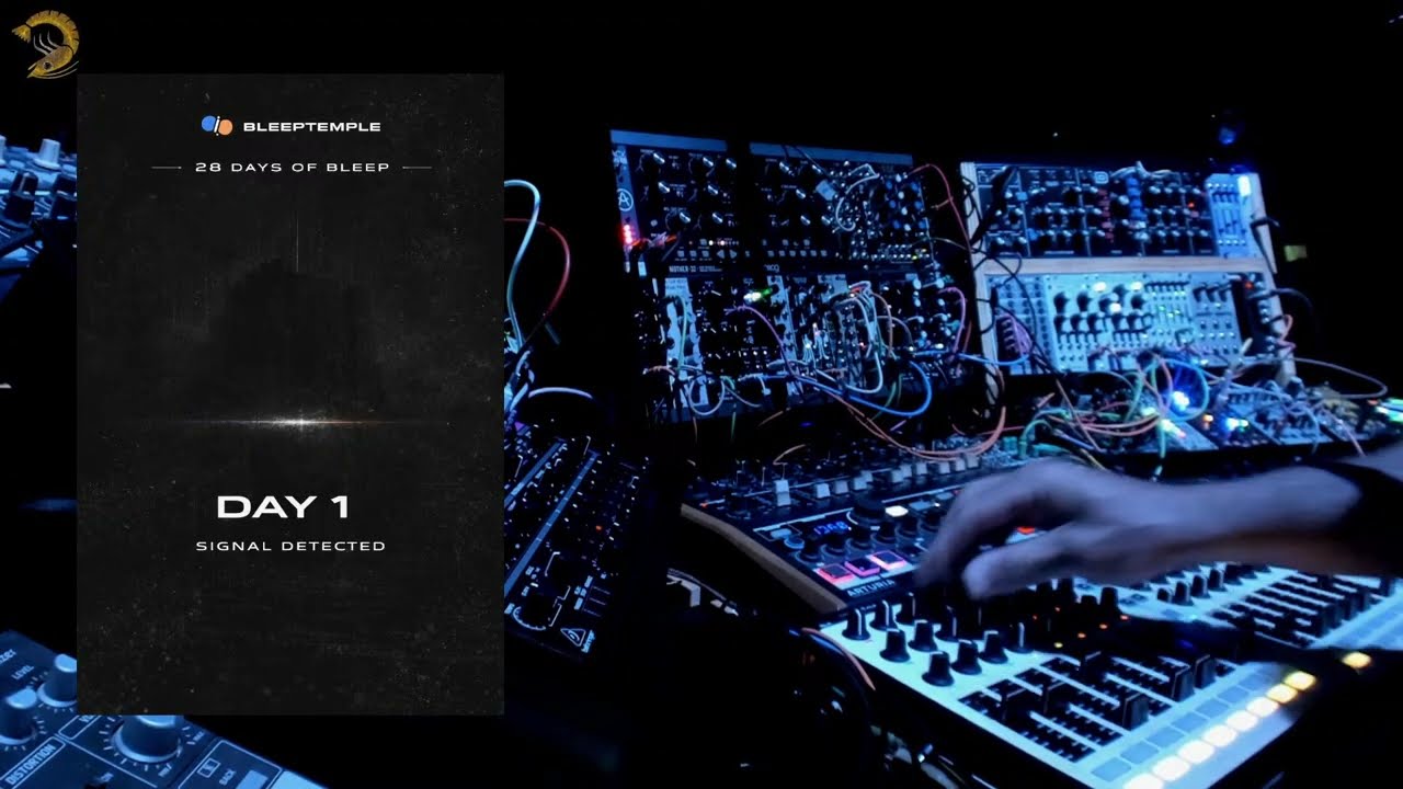28 Days of Bleep - Day 1 - Live Hypnotic Techno - Modular Hardware - Synths - Improvised - Season 4