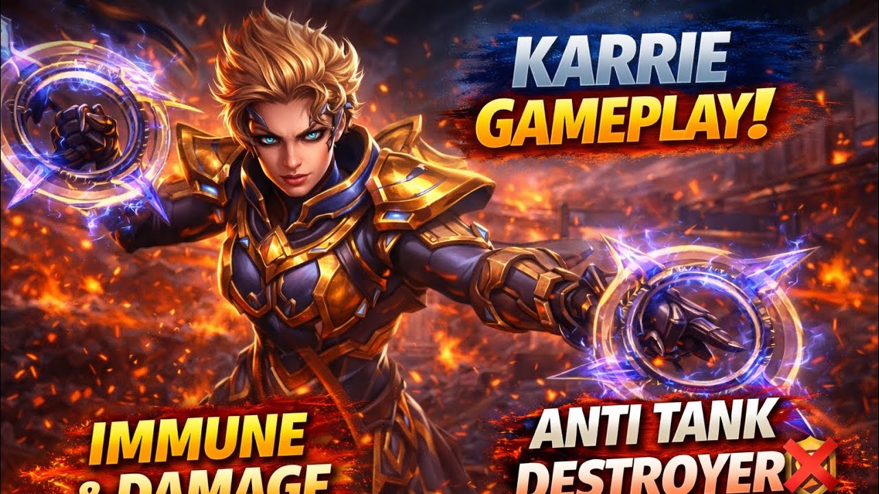 GAMEPLAY KARRIE GOLD LANE MYTHIC!