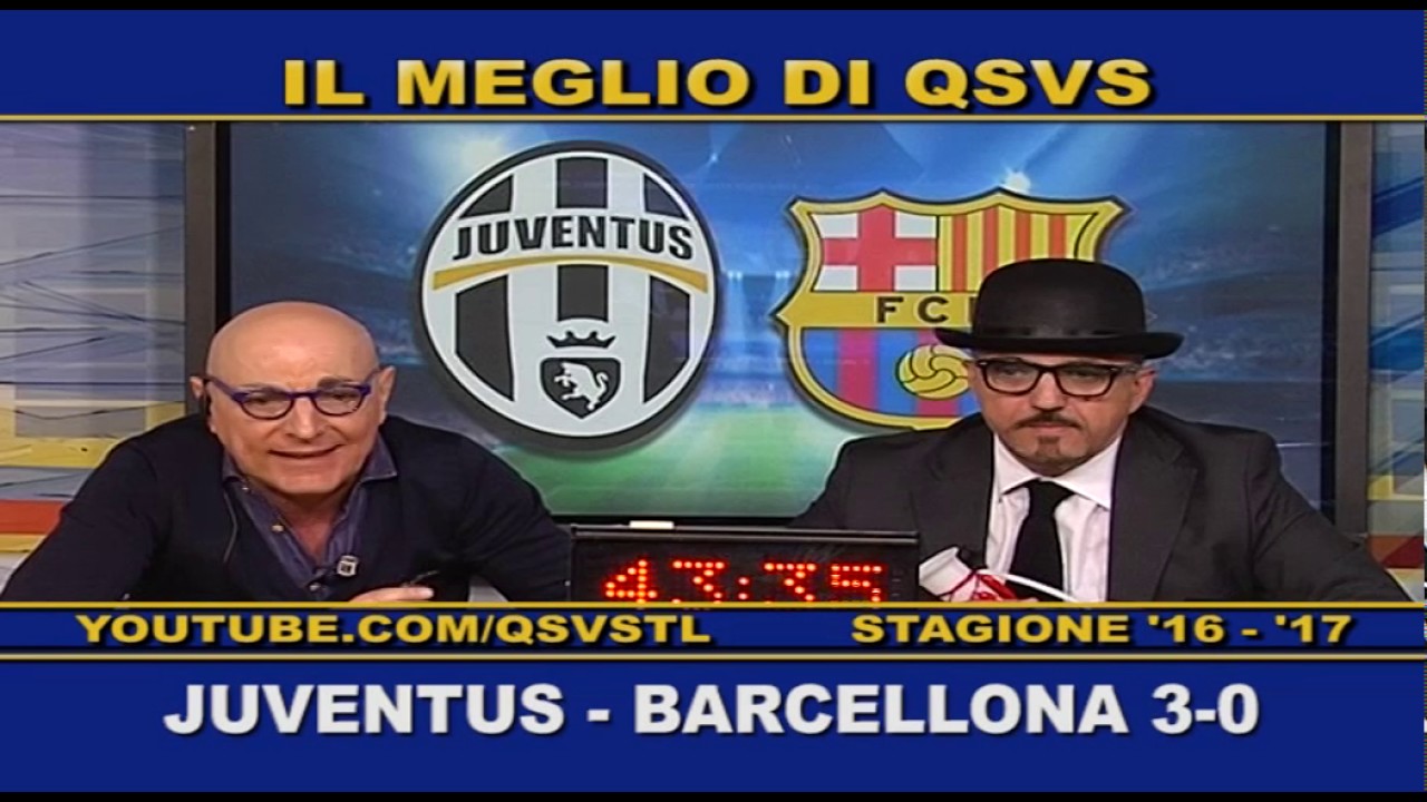 QSVS - I GOL DI JUVENTUS - BARCELLONA 3-0 TELELOMBARDIA / TOP CALCIO 24