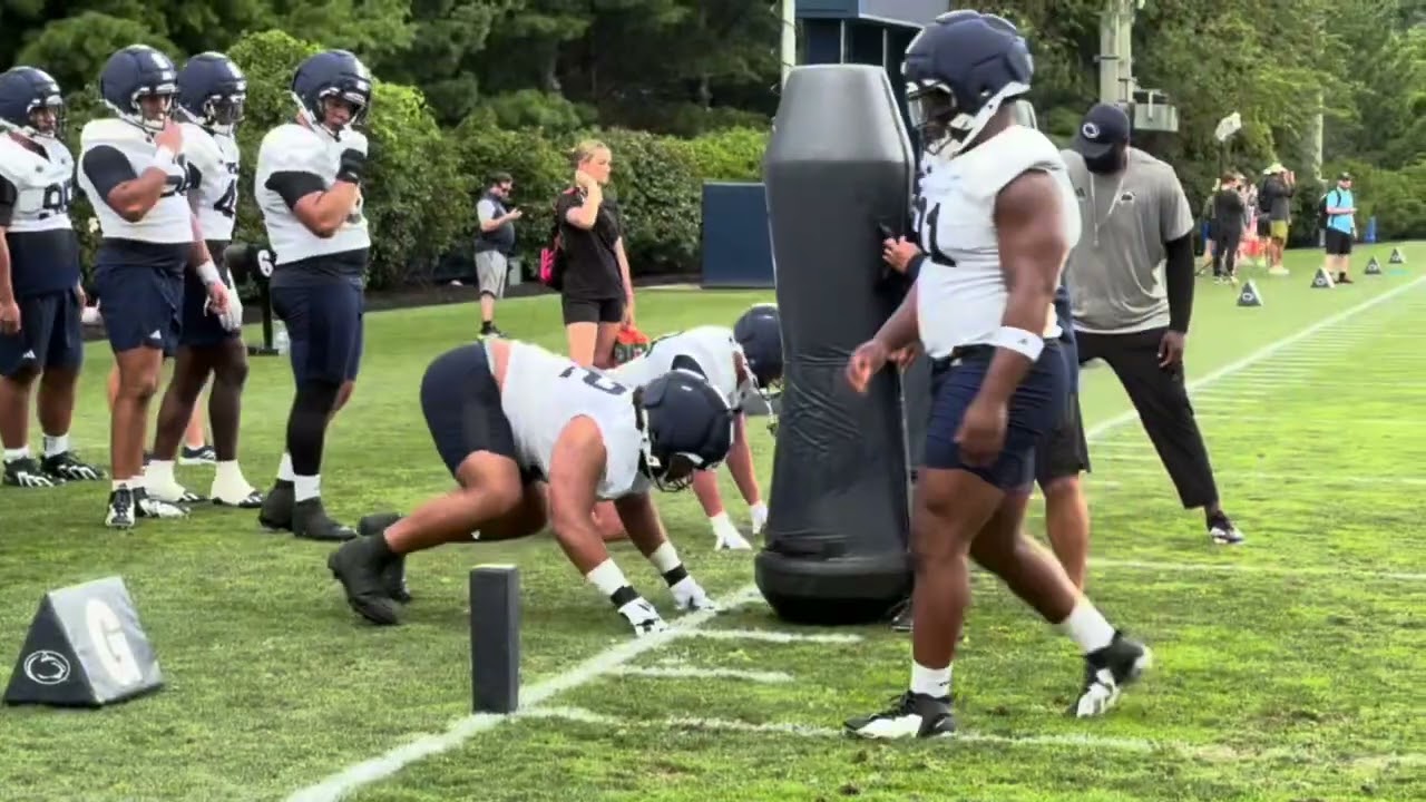 Penn State Football Hits the Field for Day 2 of Preseason Camp