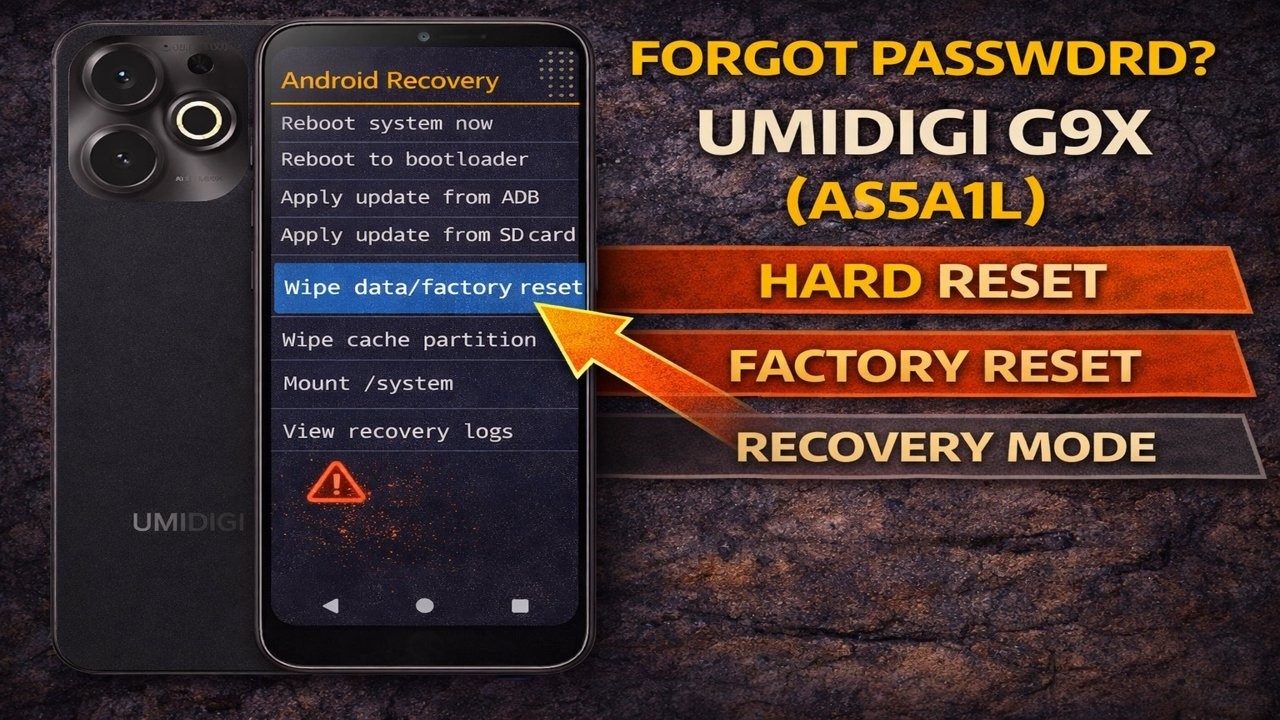 Forgot Password? UMIDIGI G9X Hard Reset – Factory Reset & Recovery Mode