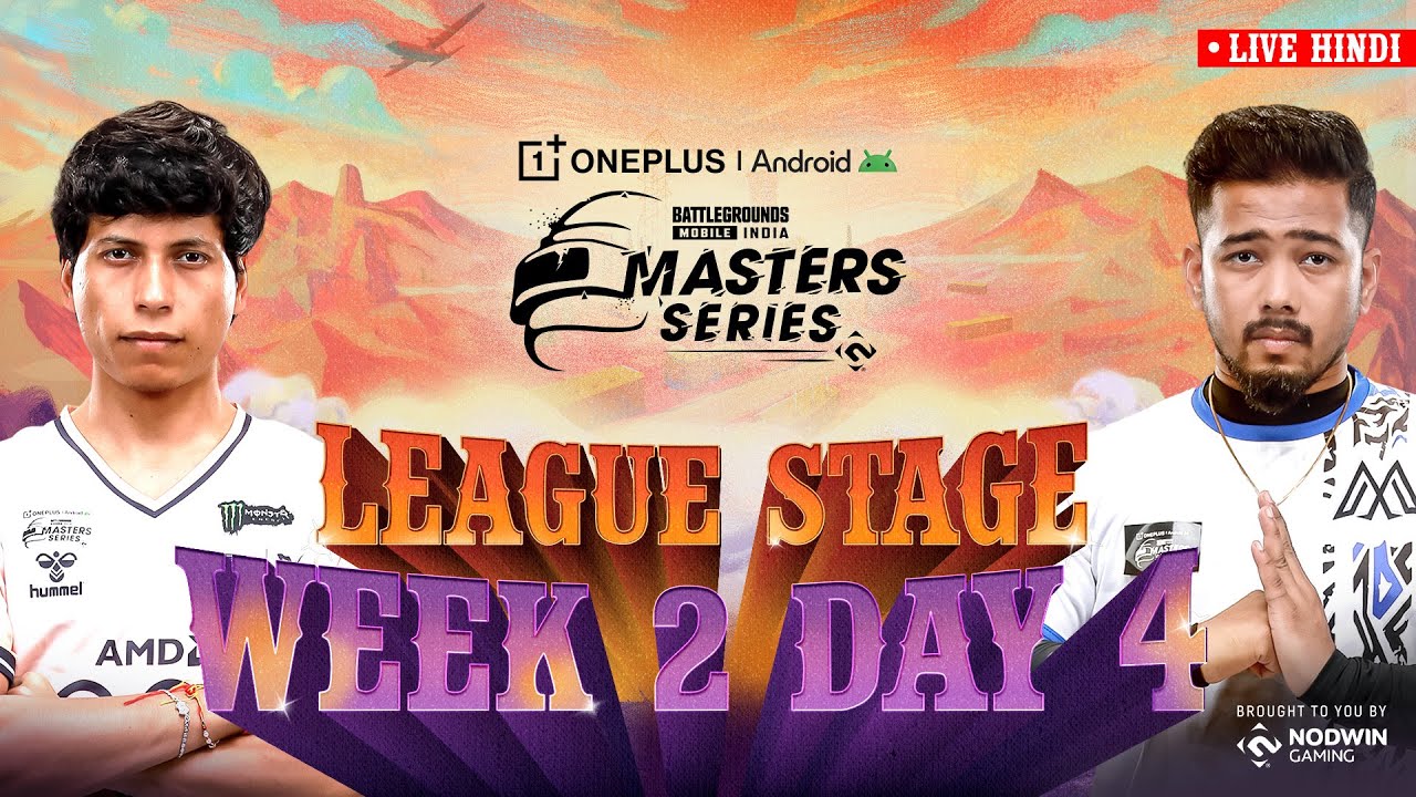 [HINDI] 2025 OnePlus Android BGMS Season 4 | League Week 2 - Day 4