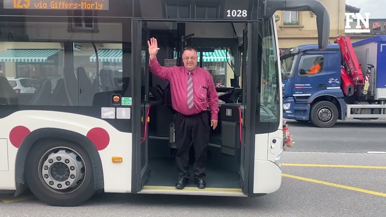Albin Kolly: Letzte Fahrt als TPF-Busfahrer
