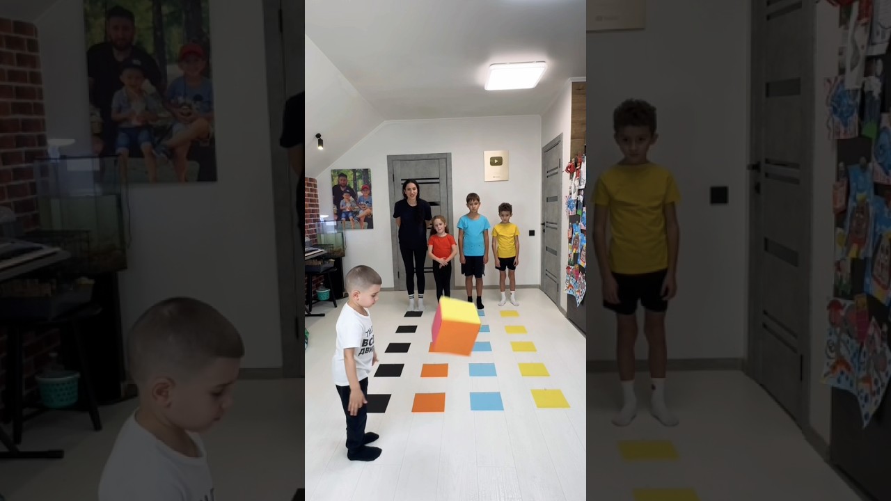 Челлендж для всей СЕМЬИ 😂 #shorts на Romariki play #romariki #family #forkids
