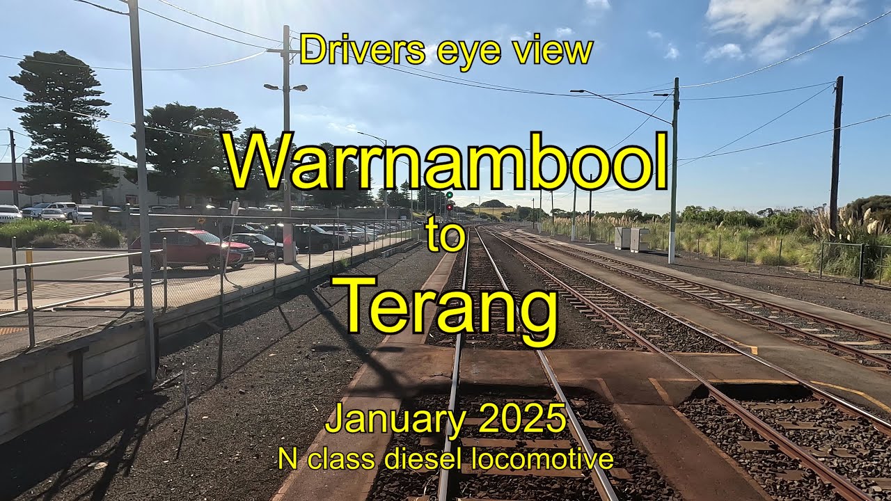 Drivers eye view, Warrnambool to Terang, Jan 2025