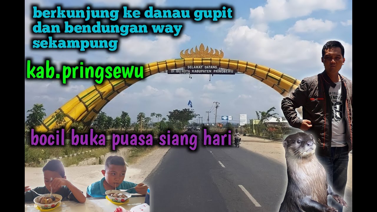 bendungan way sekampung dan telaga gupit kab.pringsewu