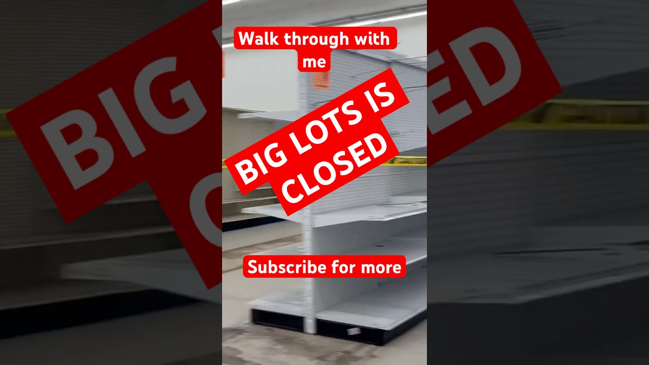 BIG LOTS IS CLOSED FOR GOOD😞LAST 4days&hellip;#shopping #shopwithme #deals #biglots