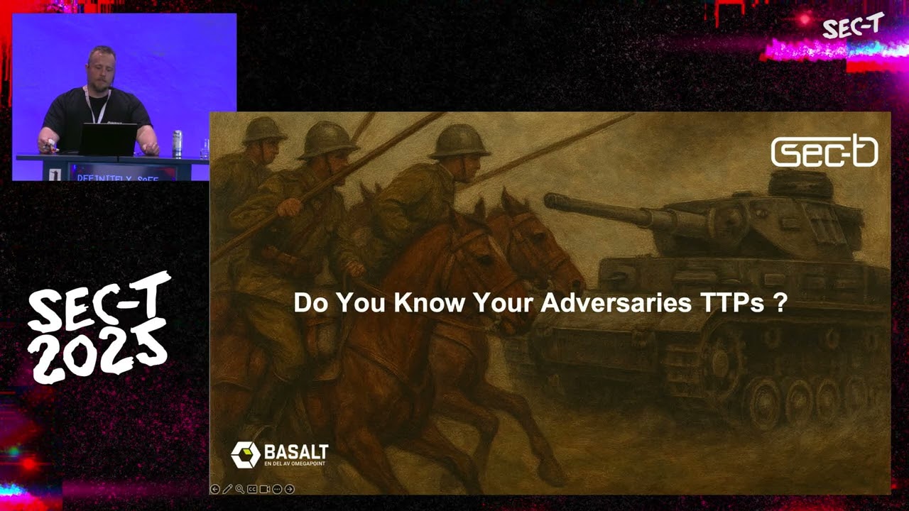 SEC-T 0x11: Fredrik Sandström - Build Your First Threat Emulation Plan