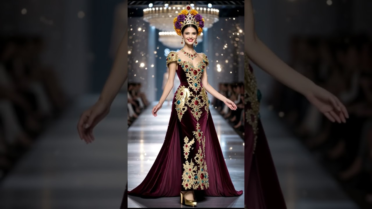 Souture Royal Parade/Goddesses of Gold and Velvet/Queens of the Velvet Empire#RoyalRunway