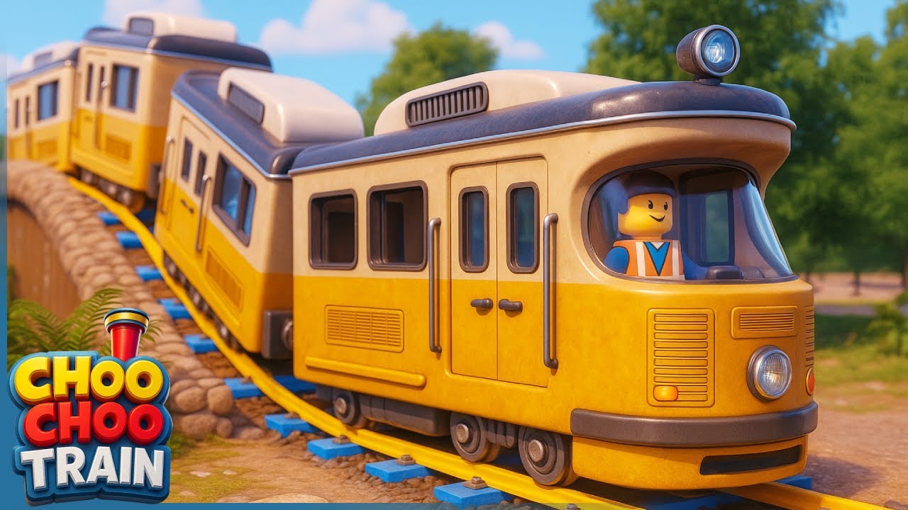 Train Videos for kids- Train Ride - Choo Choo Train Kids Videos