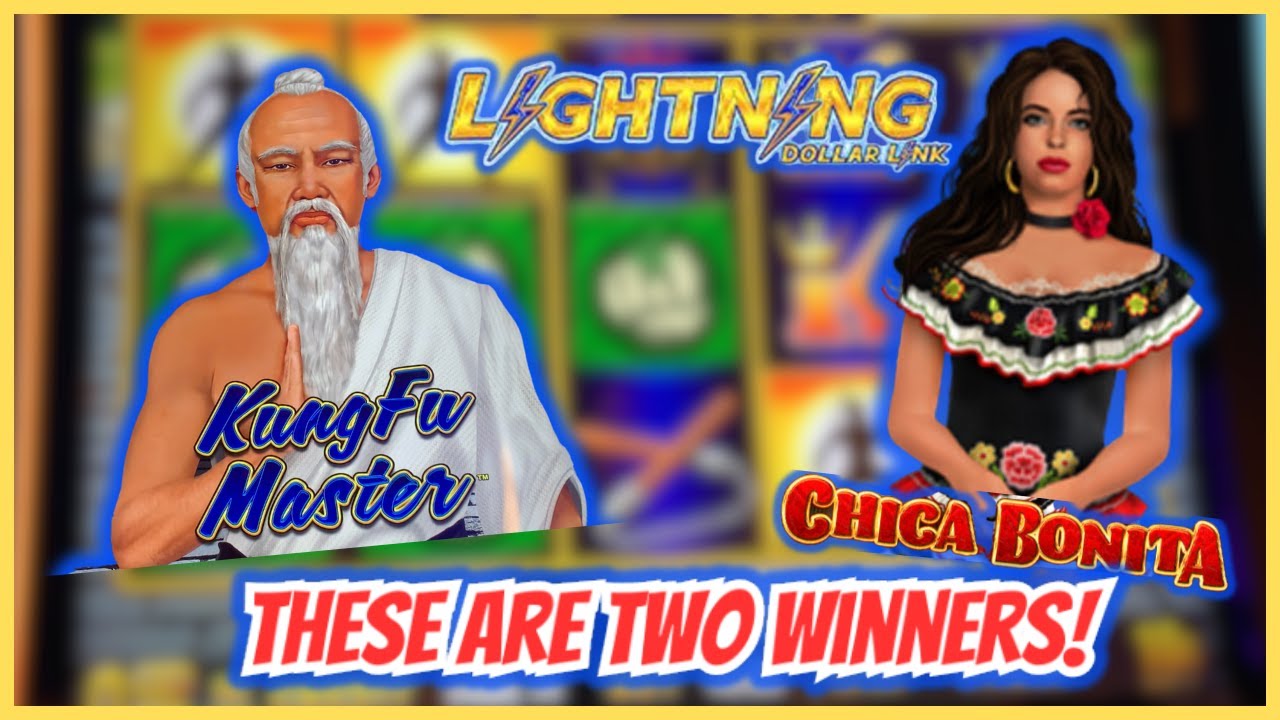 ⚡️YESSS!! LIGHTNING DOLLAR LINK-Kung Fu Master and Chica Bonita Paid Me!! Playing Slots at Foxwoods!