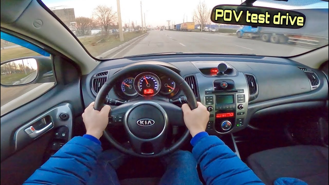 2009 KIA Cerato (1.6 AT 126 HP) POV test drive