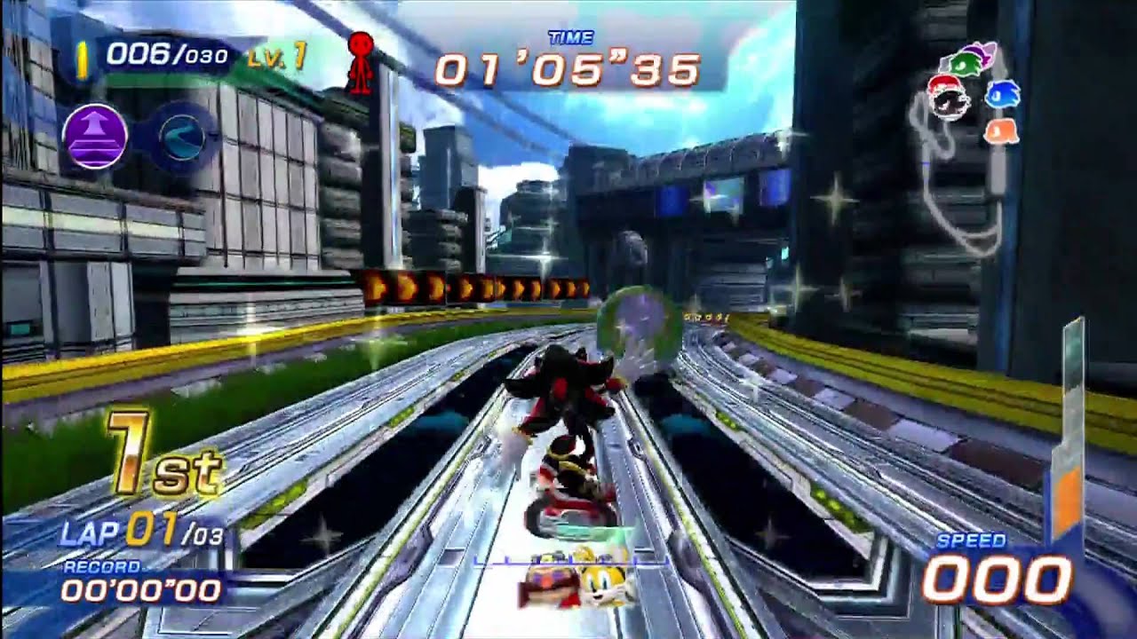 Sonic Free Riders: Metal City (Expert / Free Race) [1080 HD]