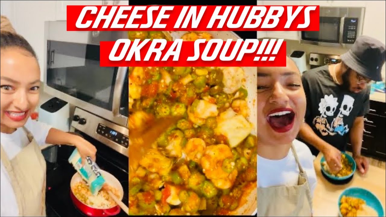 Added 𝐂𝐇𝐄𝐄𝐒𝐄 to Hubby’s Okra Soup: Ling's Kitch!