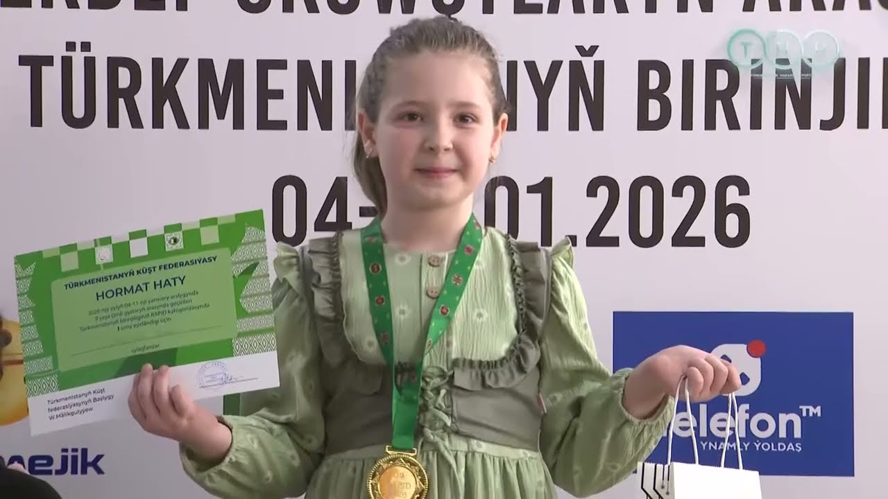 В Ашхабаде завершился национальный чемпионат Туркменистана по шахматам среди школьников