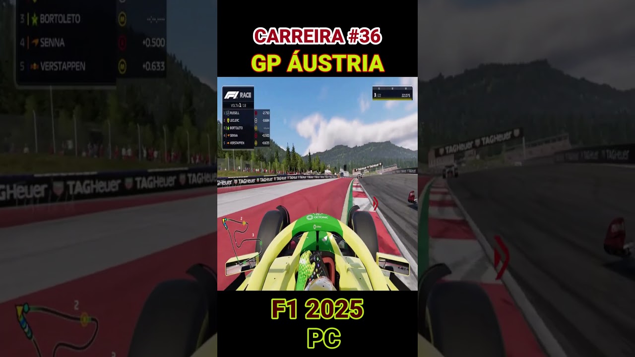 F1 2025 | GP ÁUSTRIA - PRIMEIRA VOLTA | Carreira Equipe #36 - Temporada 2