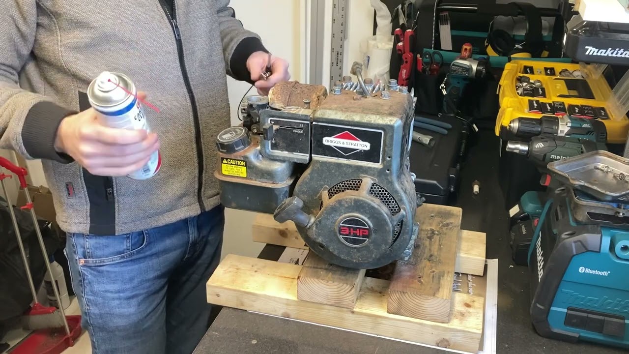 En ärgad Briggs & Stratton 3 HK - Kommer den starta?