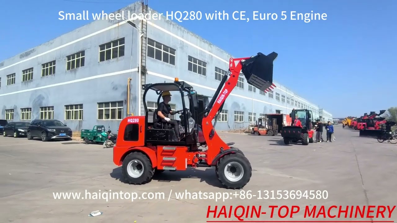 Mini radlader HQ280 with CE  