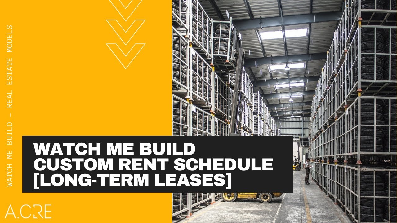 Watch Me Build - Custom Rent Schedule Module [Long-Term Leases]
