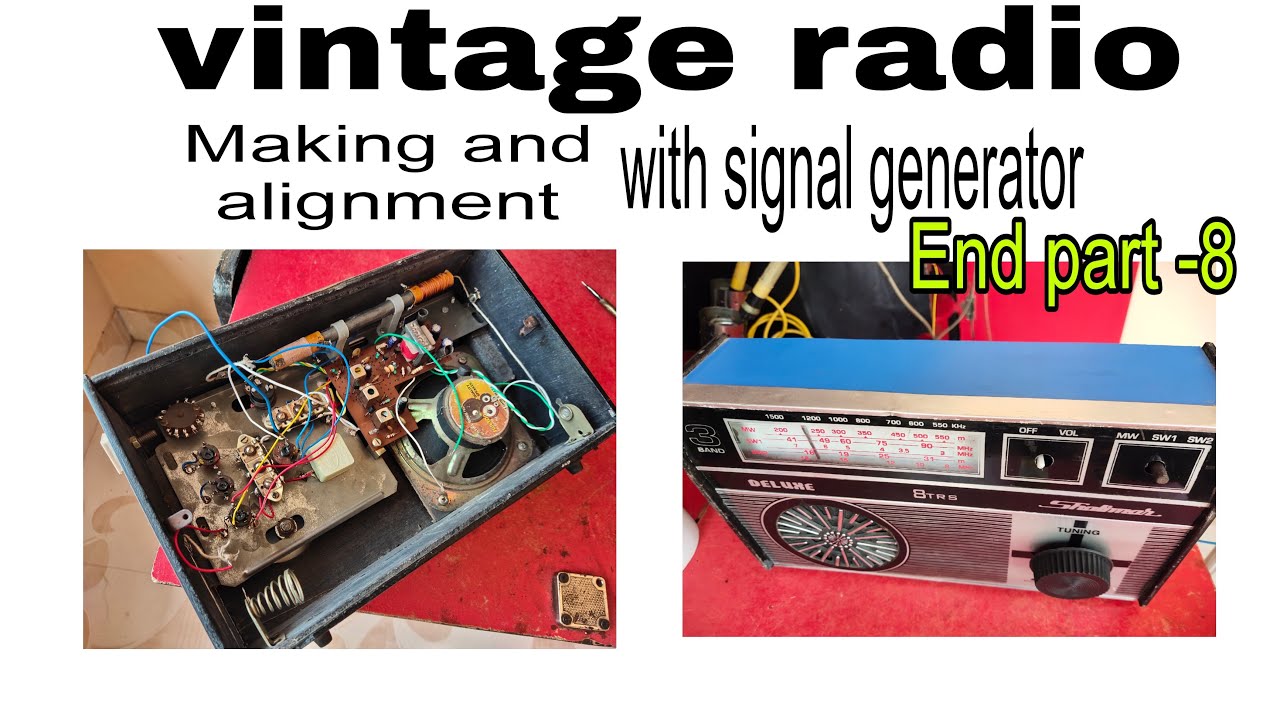 How to make Indian Radio, repair and alignment