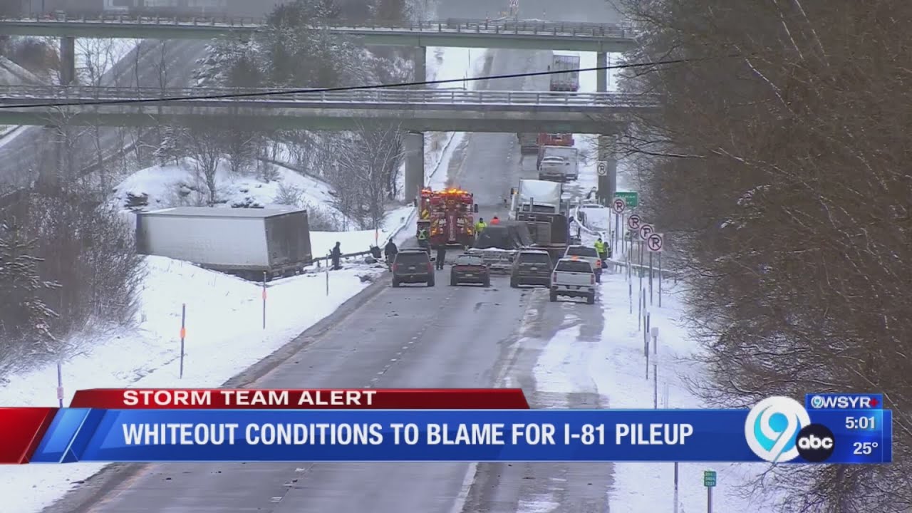 Pileup is just about cleaned up on I-81 South near Pulaski