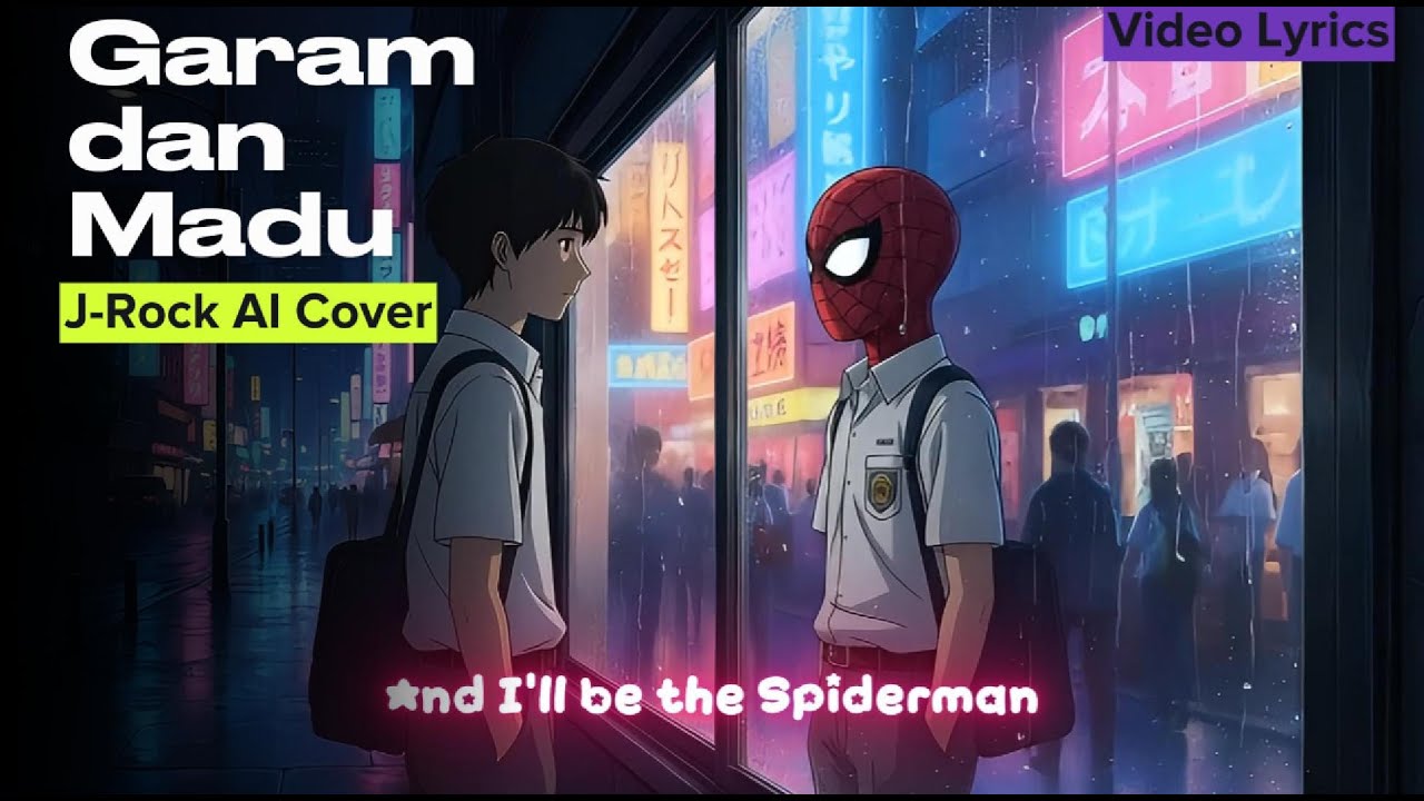 Garam & Madu - J-Rock Anime Version (Full AI Cover) | CpyAIMusic