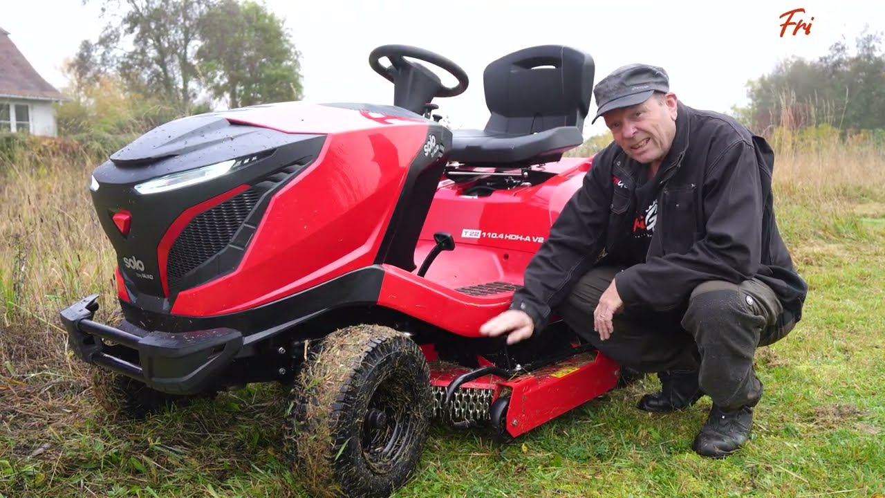 TEST: Højgræsklipper solo® by AL-KO T 22-110.4 HDH-A V2 Premium | Havetraktor | AL-KO Gardentech DK