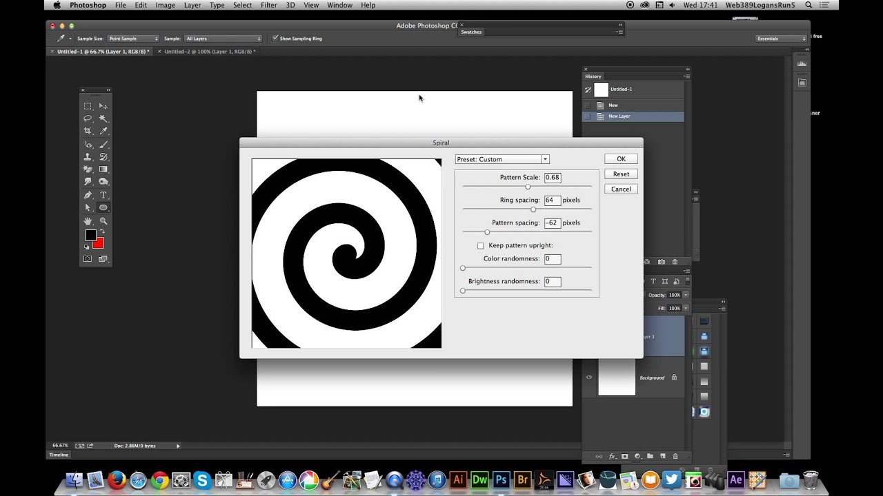 Create SPIRALS In Photoshop