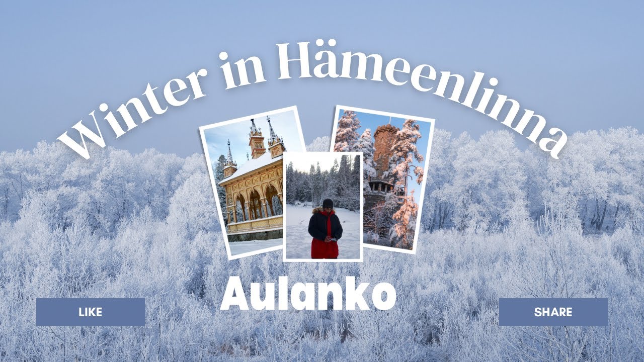 Breathtaking Aerial Landscape of Aulanko, Hameenlinna Finland