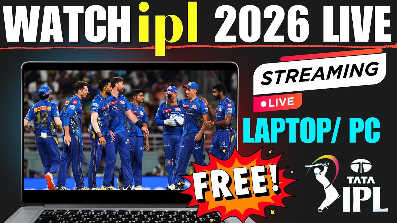Laptop Me IPL Match Kaise Dekhe 2026 | How To Watch IPL 2026 Live Free