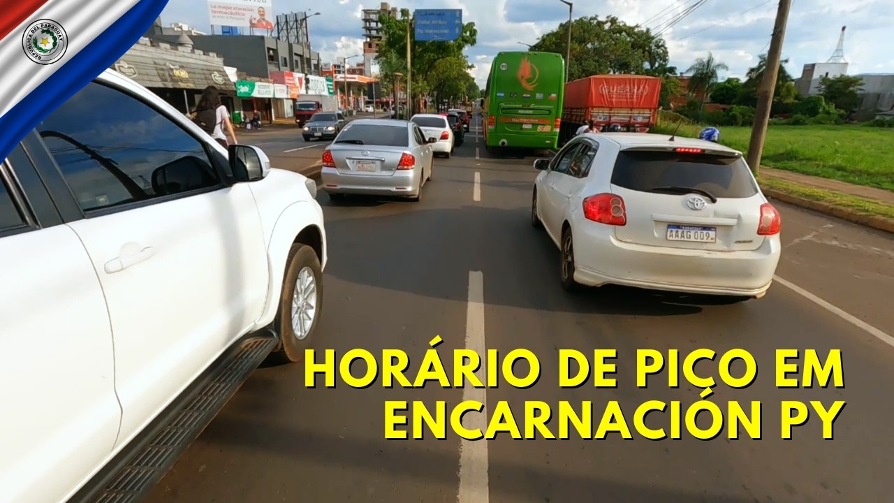 Vida real no Paraguai - Fui buscar meu filho de moto na escola