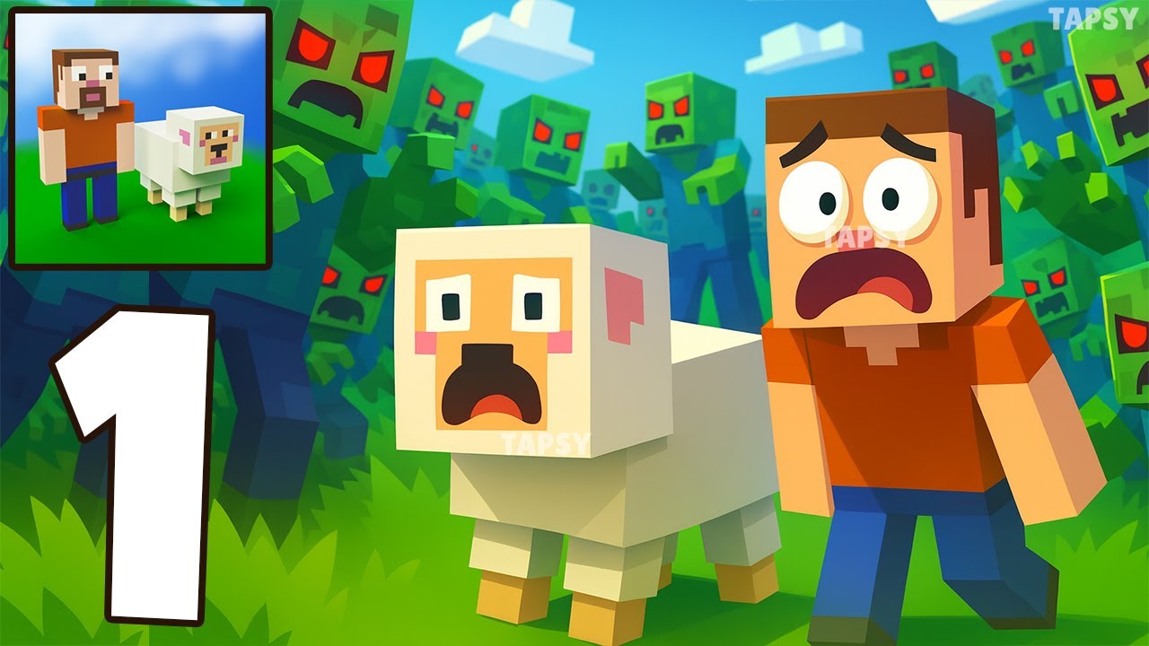 🧱 CubeCraft Gameplay Walkthrough Part 1 – Build, Craft & Explore the Block World! (Android,iOS)
