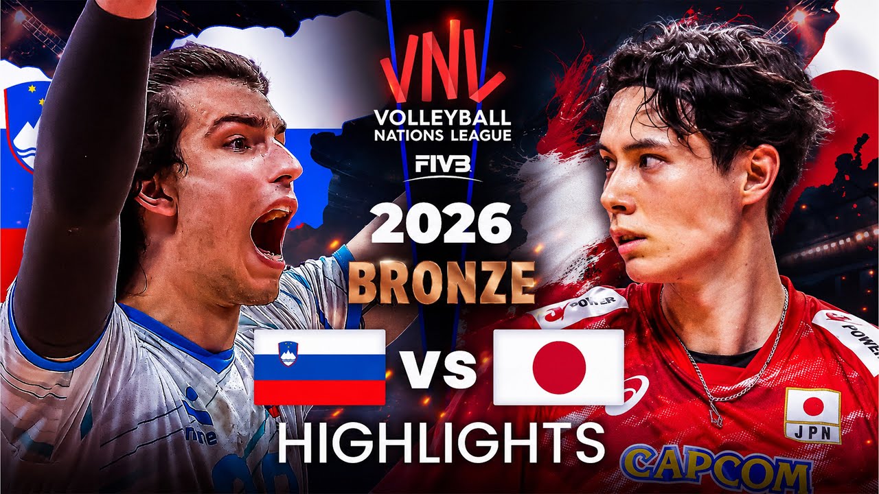 Japan 🇯🇵 vs Slovenia 🇸🇮 | Bronze Medal Match Highlights | Men's VNL 2026