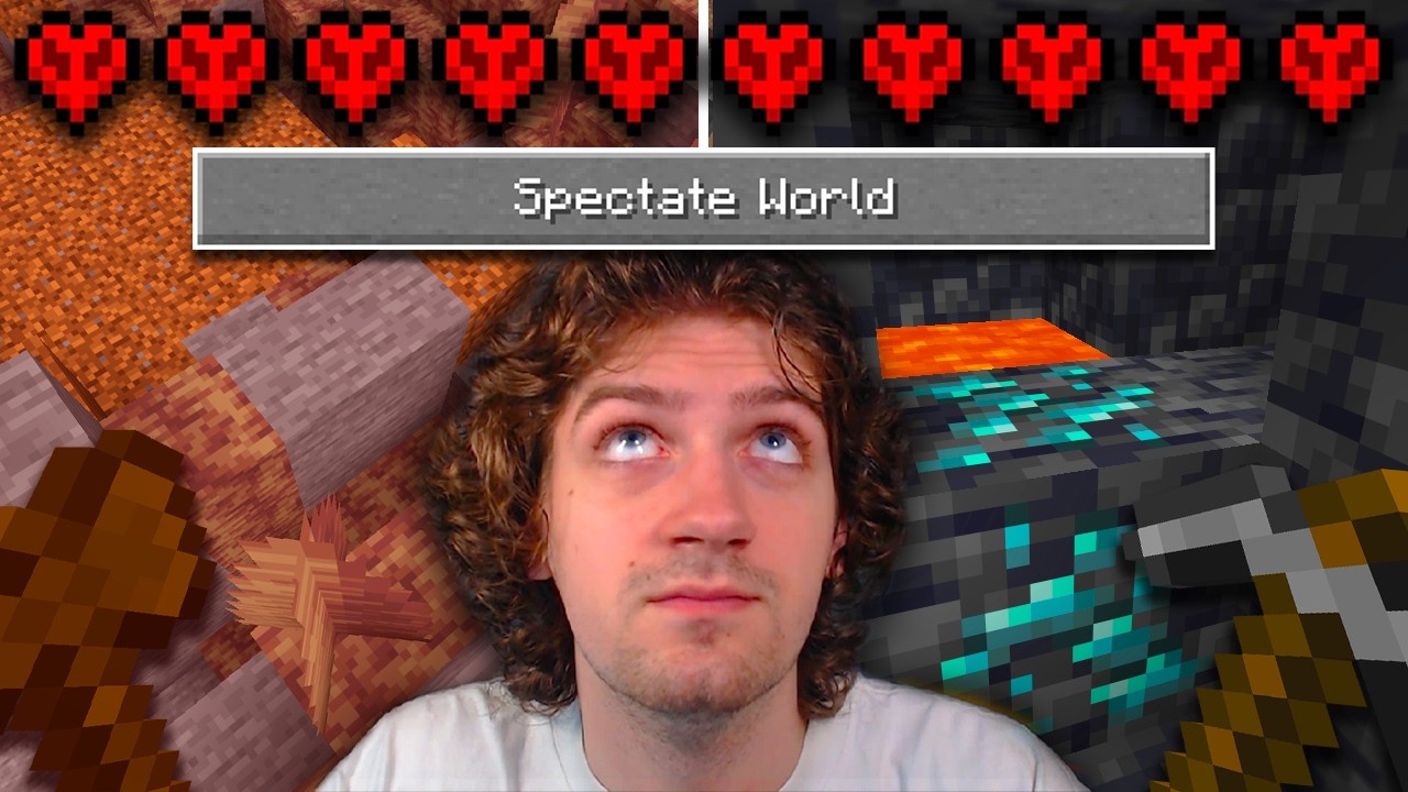 Хардкорный Minecraft дважды ОДНОВРЕМЕННО...