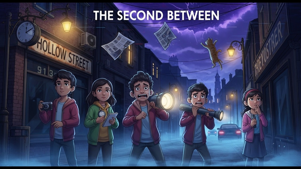 The Second Between | Scary Time Freeze Story | Animated Horror & Suspense