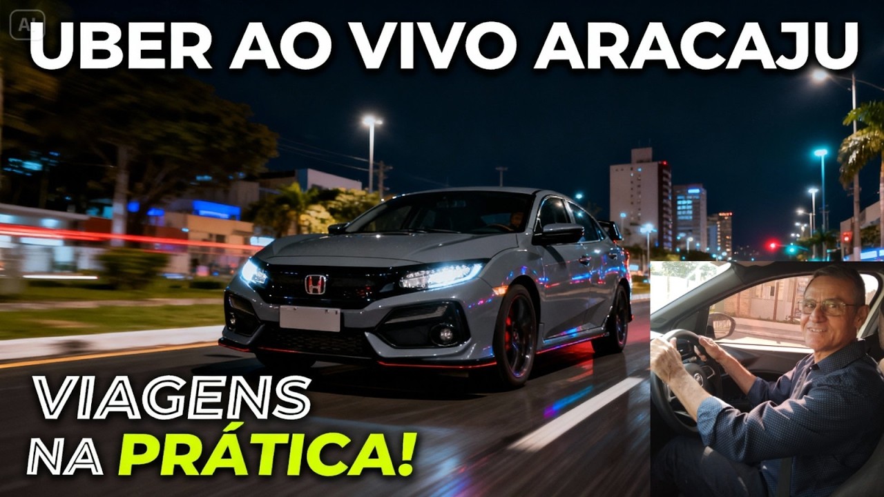 ARACAJU AO VIVO: CORRIDAS EM TEMPO REAL RUMO À META - DIÁRIO DE BORDO #lifestyle #vlog #uber