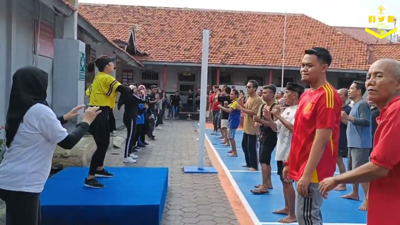 Senam Sehat Bersama, Lapas Brebes datangkan Instruktur dari Sanggar Senam