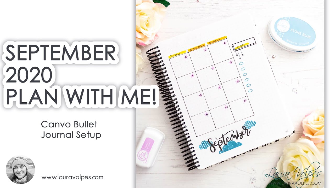 September Plan With Me | Canvo Bullet Journal Setup