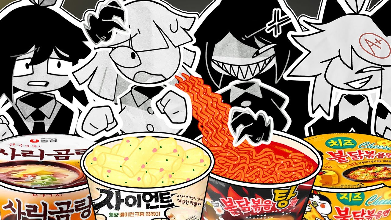 Convenience Store Food Mukbang VS Fundamental Paper Education COMPLETE EDITION! 2 | Animation | ASMR