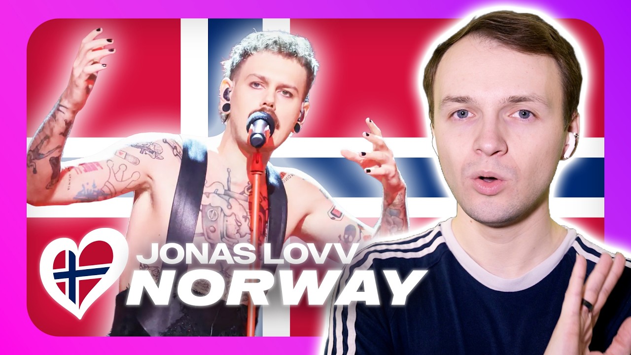 Реакция на песню Норвегии для Евровидения 2026 🇳🇴 Йонас Лавв с песней 