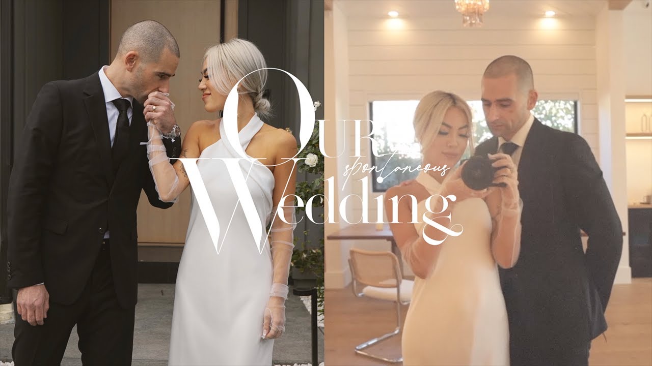 Our Spontaneous Wedding | at home