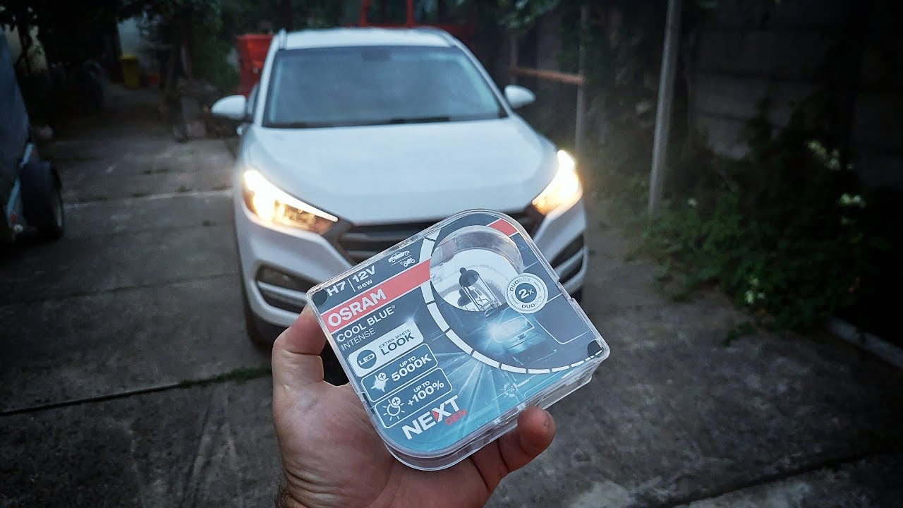 Стоит ли оно того? Установка ламп Osram Cool Blue Intense на Hyundai Tucson