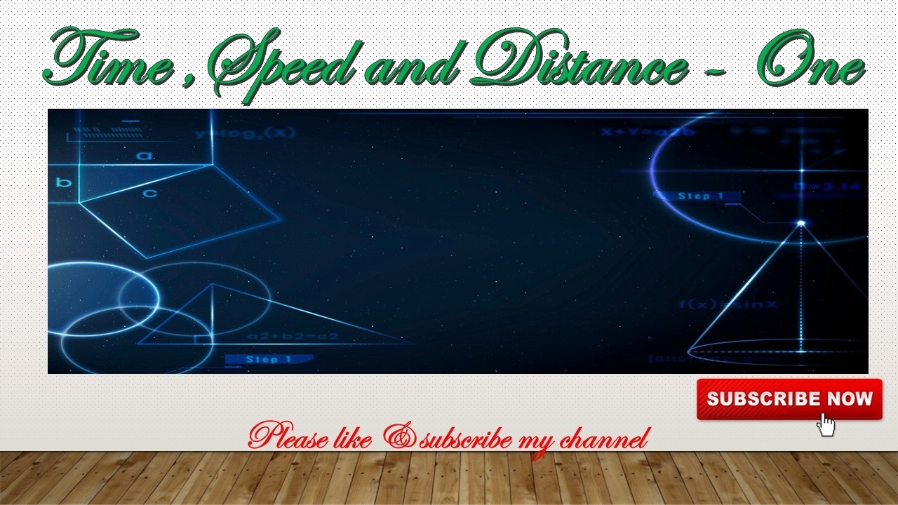 Time, Speed, Distance1@Aaha Champs Academy